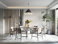 Black and white desert cactus wall mural.

