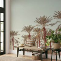 Palm tree mural

