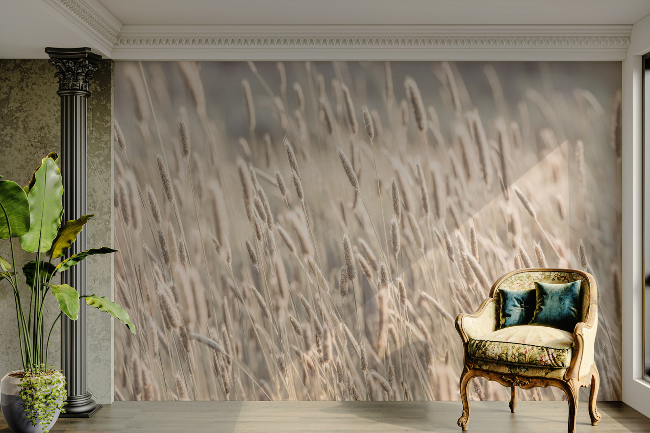 Meadow grass mural

