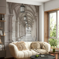 Vienna Opera House mural wallpaper with columns

