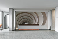 Modern winding stairs wall mural

