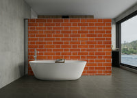 Exposed brick look wallpaper

