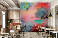 Watercolor flow wallpaper for walls

