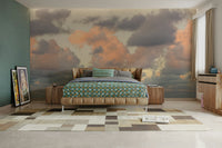 Dreamy sky mural wall design

