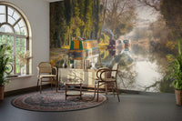 Tranquil English path wallpaper

