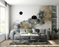Fluid, galaxy-inspired design on Cosmic Flow Wall Mural

