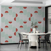 Muted-tone geometric pattern for sleek interiors

