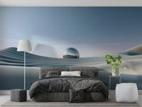 Wall mural wallpaper showing peaceful sand shapes

