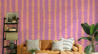 Vertical Dreams in Lilac and Peach wallpaper for chic decor

