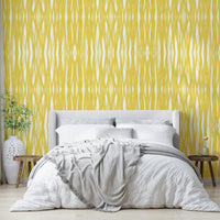Sunshine-inspired wallpaper with bold strokes of color

