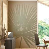 Fresh green Love Nature mural wallpaper for any room

