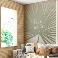Peel and stick Love Nature wall mural for bedroom

