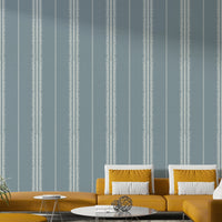 Earthy Boho Stripes Arona wallpaper for natural home decor

