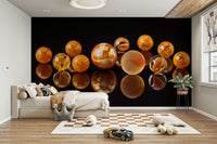 Vibrant marble mural for walls
