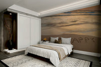 Calming beach waves wallpaper
