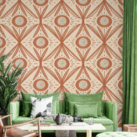 Floral wallpaper for kitchen or bedroom
