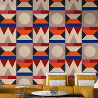 Triangle pattern for modern interiors

