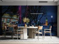 A cityscape mural capturing London’s charm

