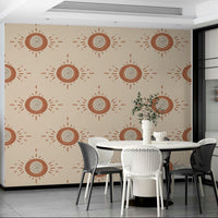 Floral design with terracotta and cream creating a balanced, serene vibe

