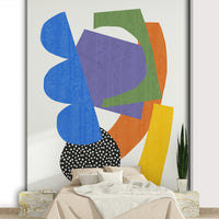 Fragmented Harmony mural bringing bold design to any space

