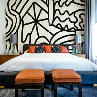 Elegant wave patterns adding tranquility and depth to interiors

