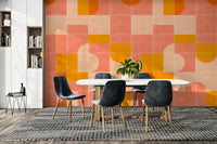 Retro Tiles 03 wall mural with colorful, intricate tile designs

