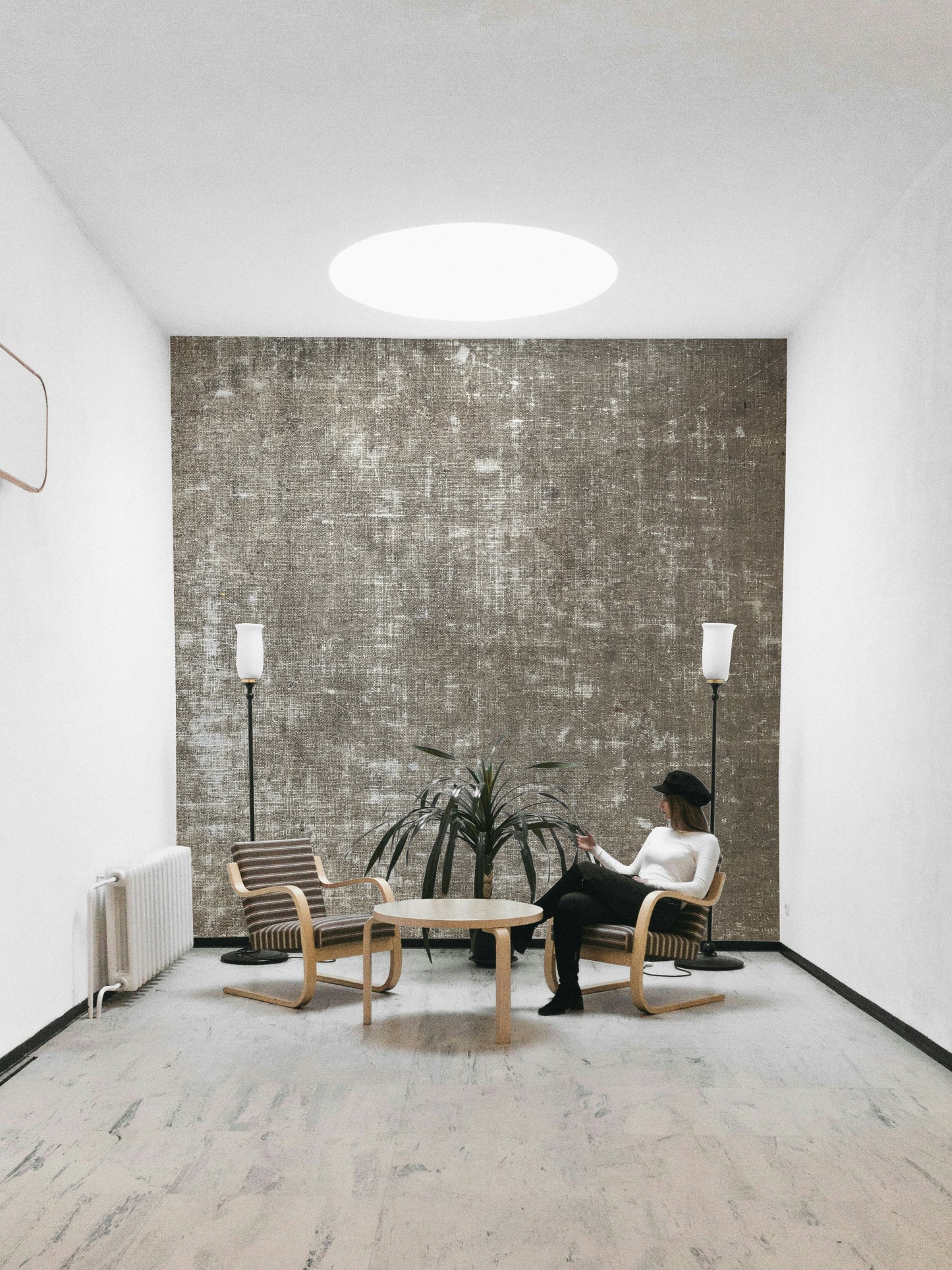 Antique linen toast mural wallpaper
