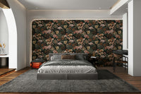 Tropical wallpaper with soft colors

