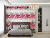 Playful vintage fish wallpaper for walls
