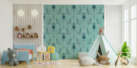 Decorative feather wallpaper for walls

