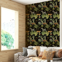 Artistic safari animal wallpaper for walls
