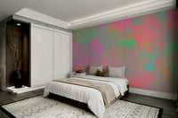 Light flower wallpaper for bedroom walls

