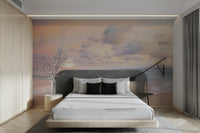 Morning sky-inspired mural design


