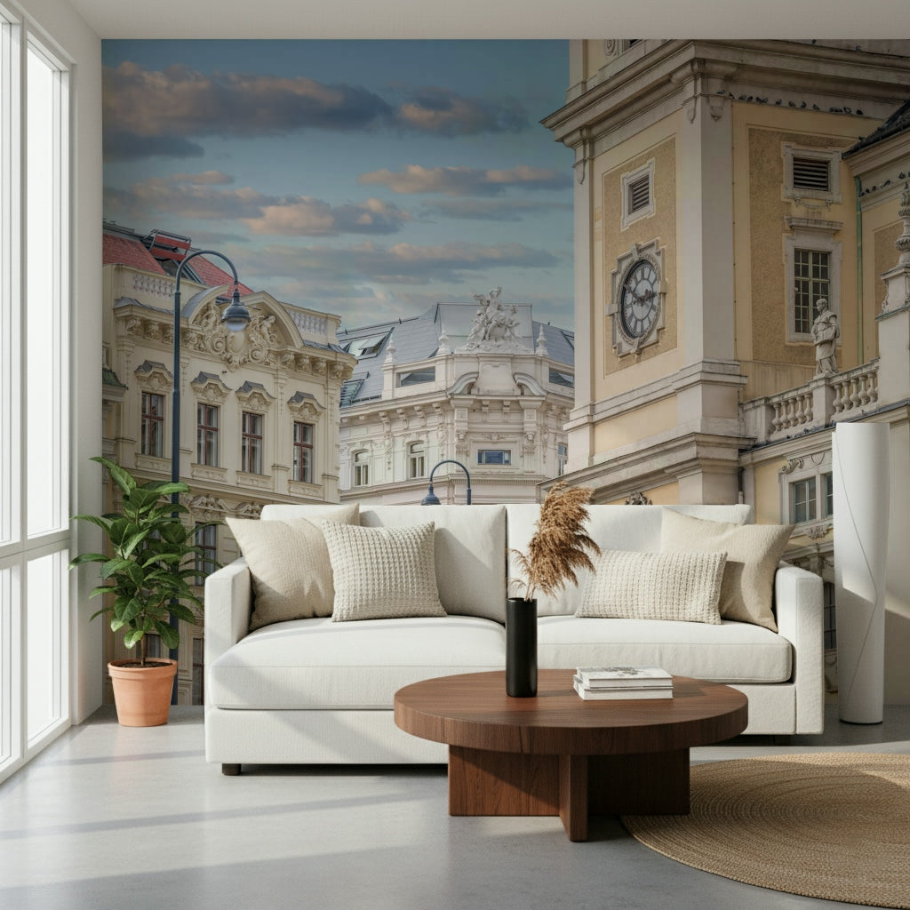 Vienna's Historic Architecture Wall Mural