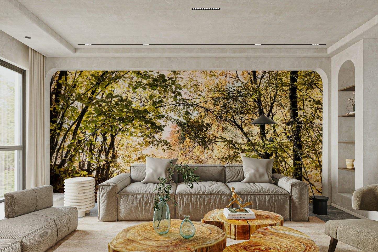 The high-quality print shows fine details of leaves and tree bark.

