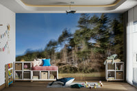 A close-up view of the fine, detailed texture of the motion blur.

