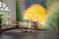 Soft focus tree in golden tones
