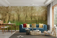 Peaceful forest view wall mural
