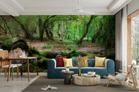 Green landscape wallpaper for walls
