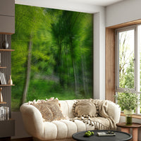 Calm woodland abstract wallpaper
