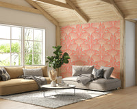 Ideal wallpaper for a bedroom, living room, or sunroom.

