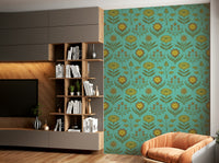 Ideal wallpaper for a living room, bedroom, or dining area.

