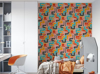 Seamless pattern for wall application.

