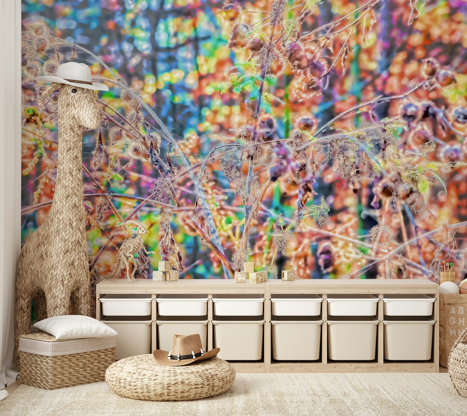 Rich color palette with harmonious blends.

