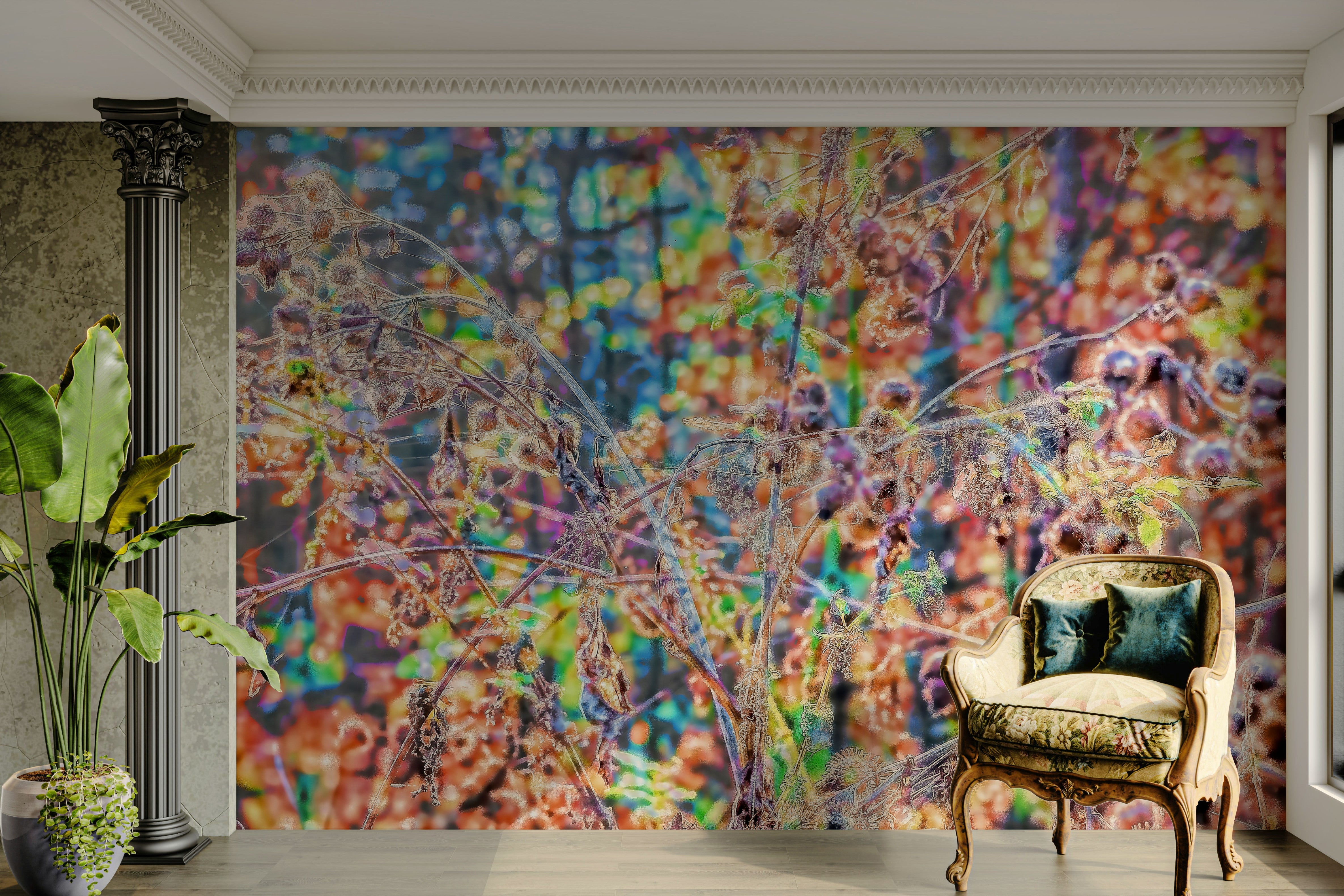 Sense of movement and delicate beauty.

