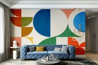 Wall covering inspired by Nordic design.

