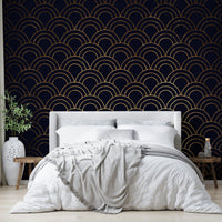 A sense of depth and vastness on a wall.
