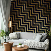 Luxurious and opulent visual effect on a wall.

