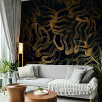 Vibrant colors in a tropical landscape scene.
