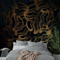 Depicts a serene yet vibrant island paradise.
